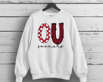 Oklahoma Sooners Sweatshirt – Fun Doodle Style Football Sports