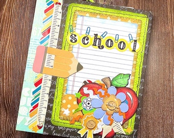 School Album- 8.75x10inch 3 ring mini binder