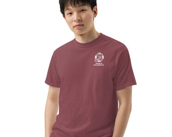 Men’s garment-dyed heavyweight t-shirt - Jumpin' K-9's Logo