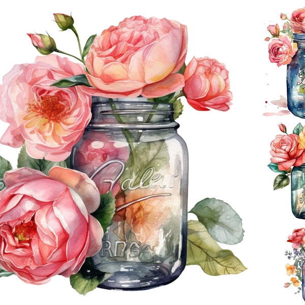 Mason Jar Wedding Vase Etsy