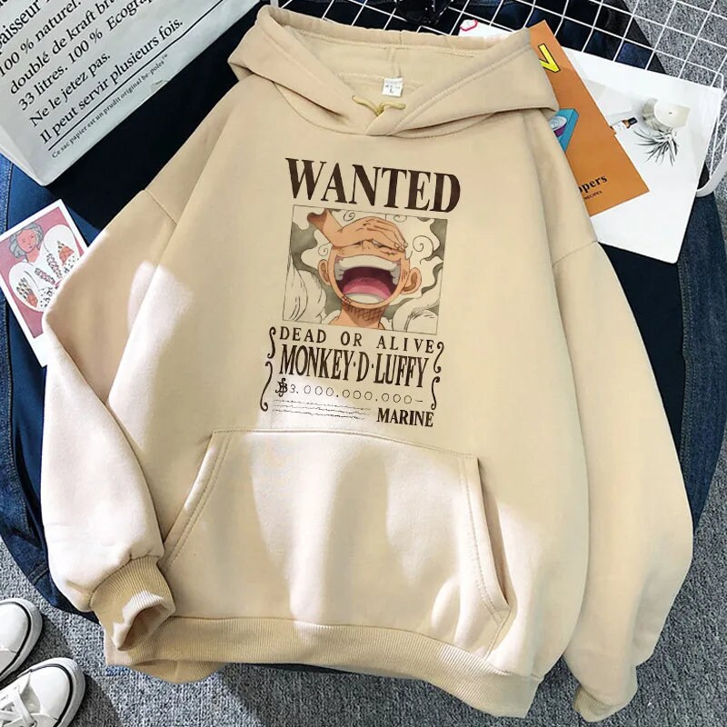 One Piece Hoodie - Luffy Cute Pullover Oversized Hoodie