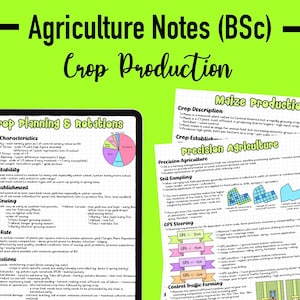 AGRICULTURE NOTES - Crops