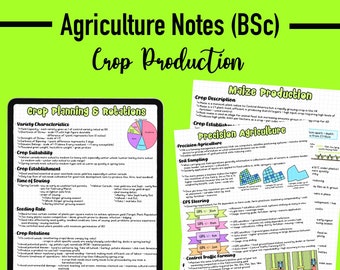 AGRICULTURE NOTES - Crops