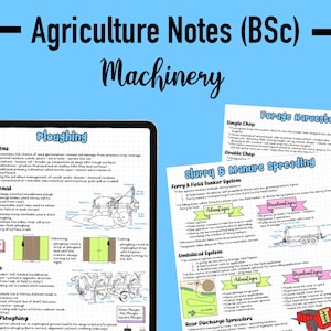 AGRICULTURE NOTES - Machinery