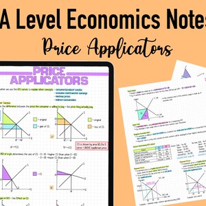 ECONOMICS NOTES A LEVEL - Price Applicators