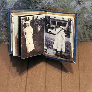 Mini Creepy Vintage Photo Album