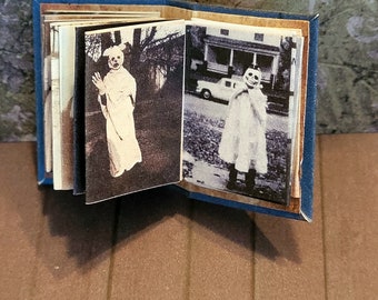 Mini Creepy Vintage Photo Album