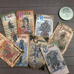 Miniatyr mytologiska varelserullar