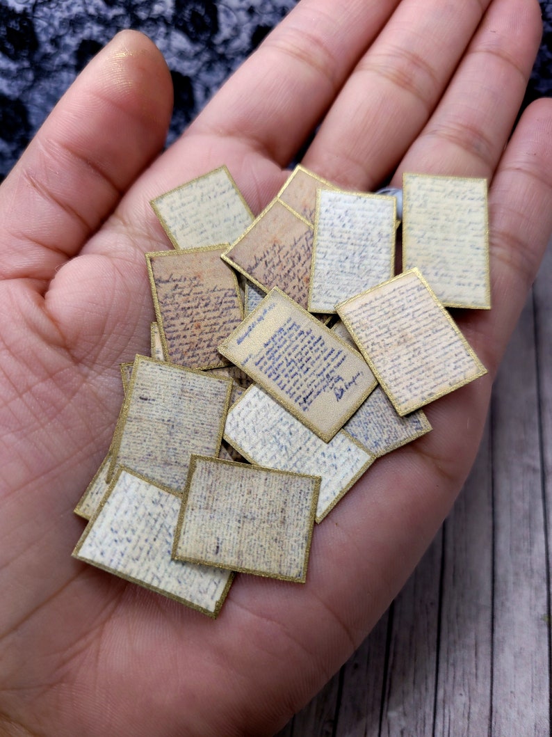 Miniature Vintage Handwritten Letters - Etsy