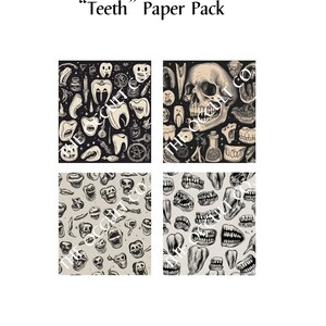 Pacchetto di carta digitale per denti