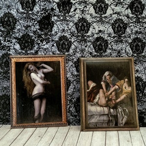 Miniature Lilith and Judith Paintings