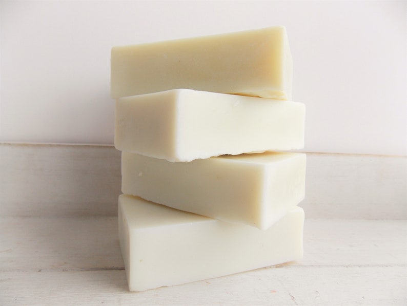 Handmade Scent Free Soap, Natural Cleansing Bar Soap, Sensitive Skin