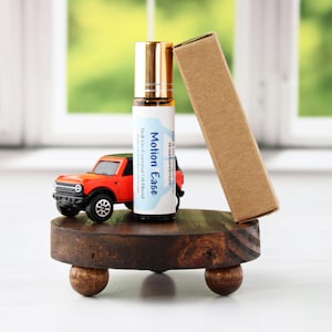 Motion Sickness Relief, Roll On For Nausea, Travel Essential Oil Blend, All Natural, Car Plane And Boat Motion Relief, Ease Vertigo