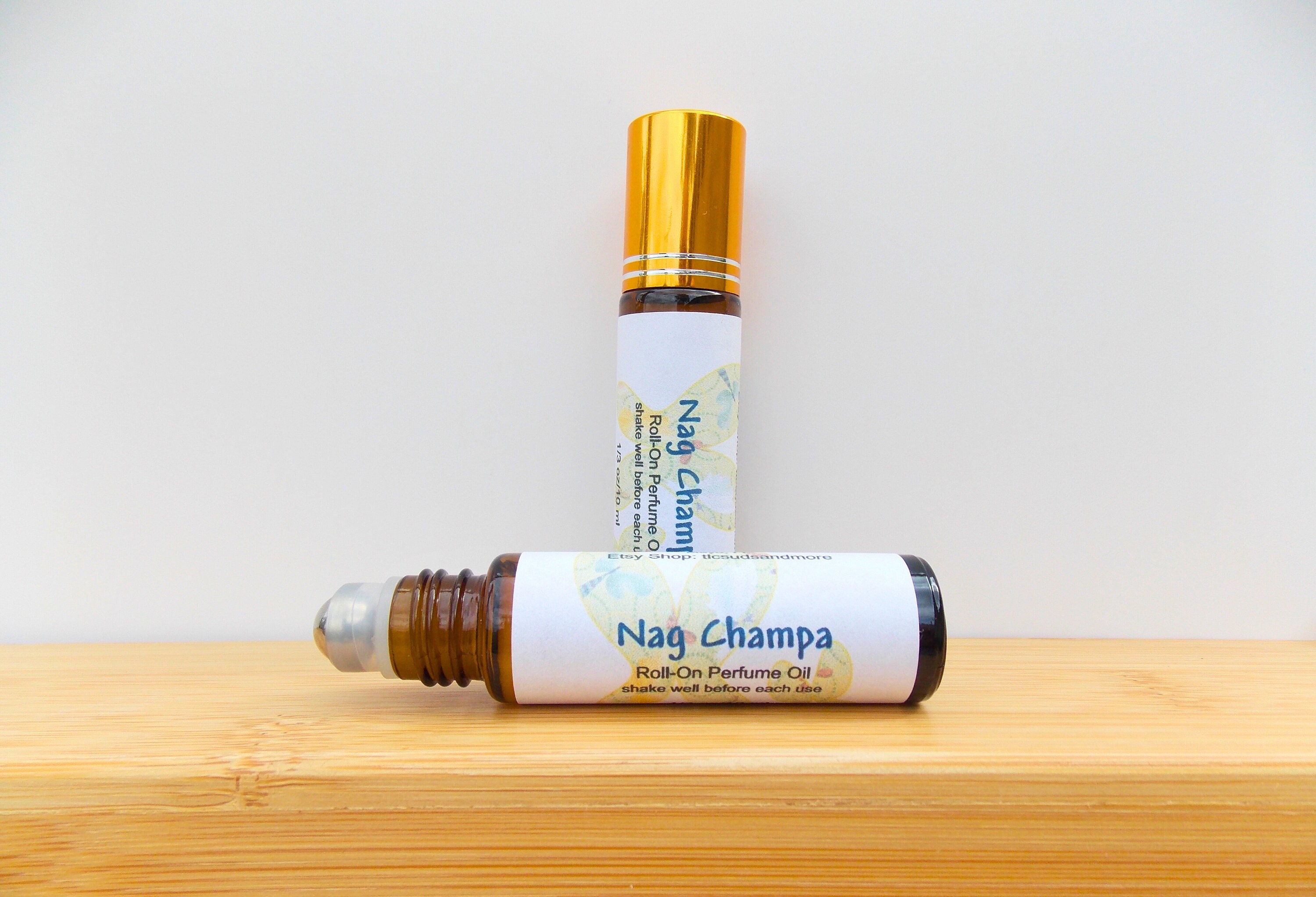 WagsMarket - Nag Champa Perfume Oil & Patchouli Essential Oil, Nag Chouli  Essential Perfume Oil, Choose from Roll On to 0.33oz - 4oz Glass Bottle