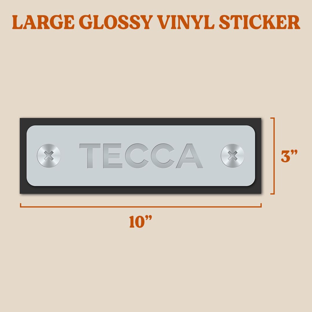 TECCA Vinyl Sticker • the Chair Company • Tim Robinson HBO - Etsy