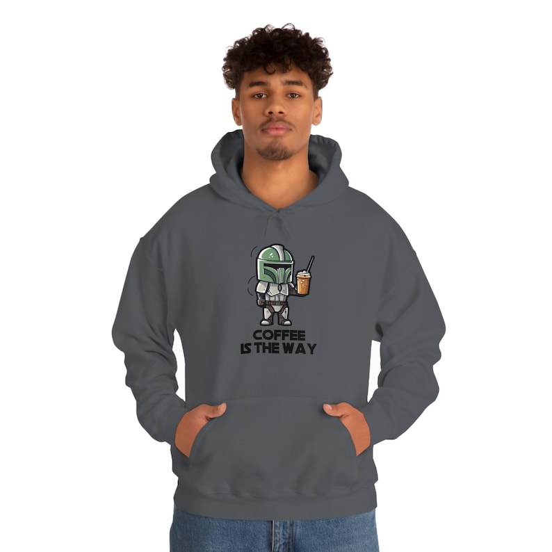 Sudadera Mando Coffee Lover - Regalo para fans de Space Wars imagen 10