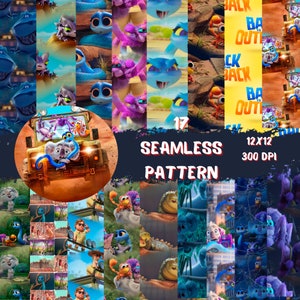 SEAMLESS PATTERN! Back to the outback, Back to the outback digital paper, Back to the outback paper, paper, digital paper, seamless paper