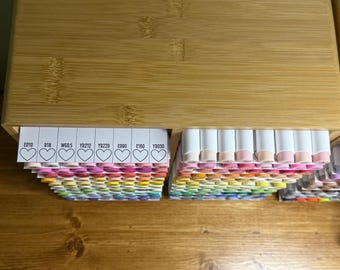Ohuhu Storage Swatch Sheets for Organizers - Honolulu 320 and 36 Skin Tone Marker Sets