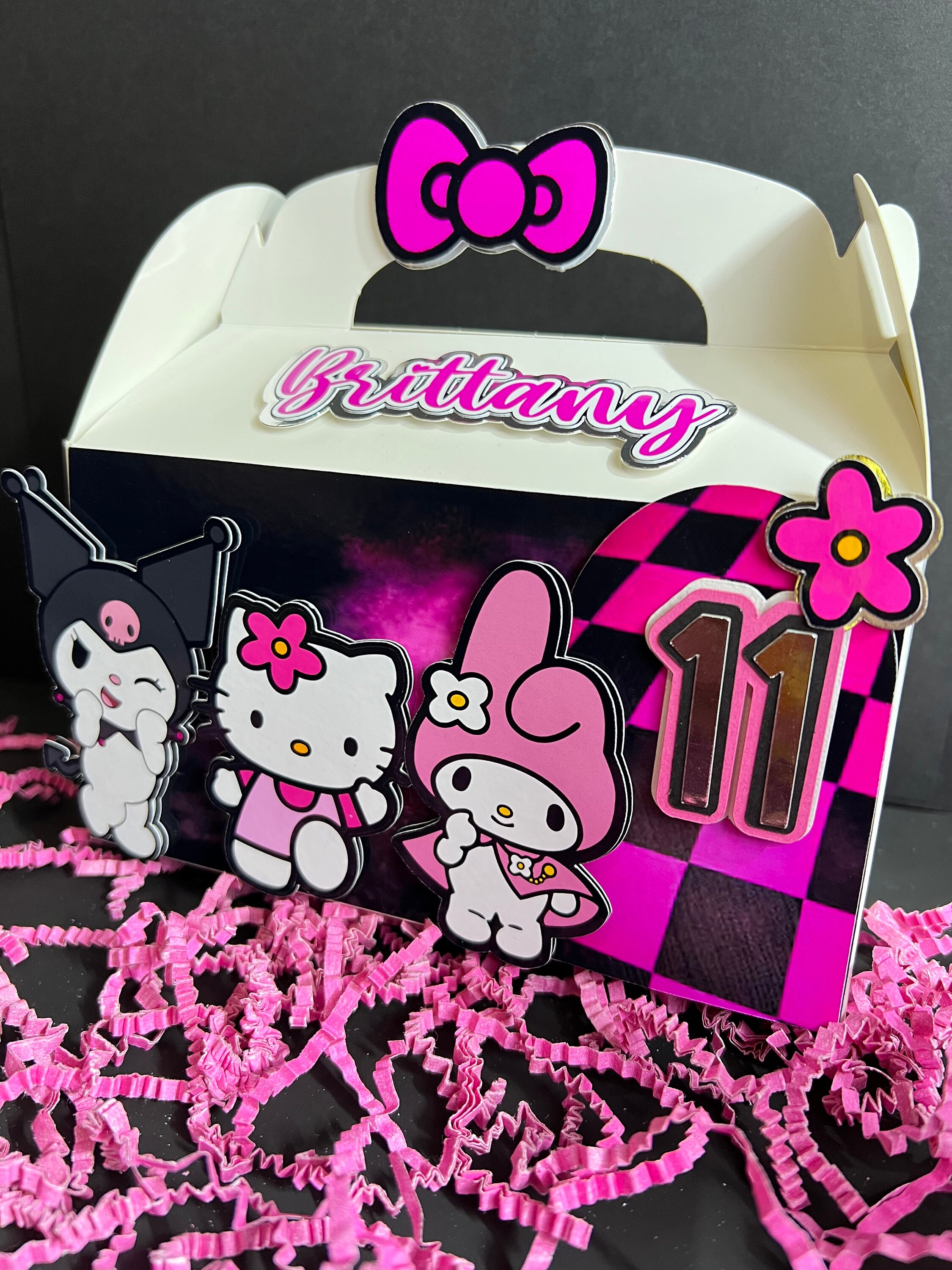 Caja My Melody & Kuromi Gable (hello Kitty) - Etsy