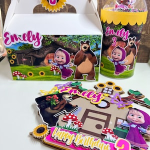 kit de cumpleaños masha y el oso
