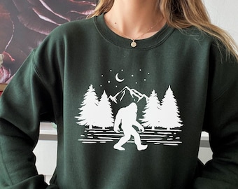 Sudadera de camping Bigfoot / Sudadera de cruce de Sasquatch