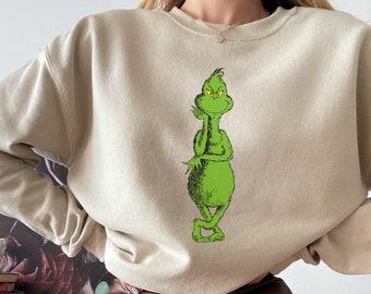 The Grinch Funny Christmas Sweater / Sudadera de película navideña / Christmas Party Sweater