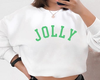 Sudadera Jolly Christmas / Suéter de Navidad / Camisa de Navidad Retro / Navidad minimalista