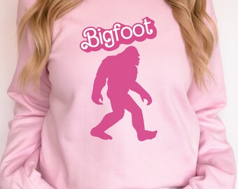 Sudadera Bigfoot, sudadera Sasquatch, camisa divertida Bigfoot, sudadera de camping, camisa de montaña, sudadera de otoño, Bigfoot Crossing