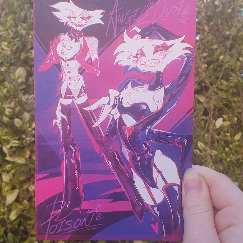Angel Dust Hazbin Hotel Fanart - Etsy