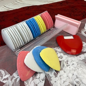 Juego de tizas de sastre, sacapuntas de tiza para costura, marcador de tela Wheel Mouse