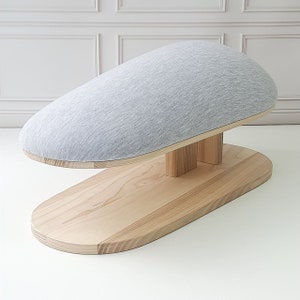 Tailors Board Convex Boar, Wooden Ironing Board for Skirt Making - Essential Pressing Bar for Seamstresses