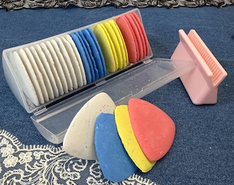 Tailor's Chalk Set, Triangle Fabric Markers, Chalk Sharpener