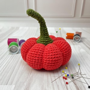 Sewing Pin Cushion with Pins Red, Needle Holder, Handmade Pin Holder for Sewing, Sewing Tool, Gift for Sew, Mothers day gift