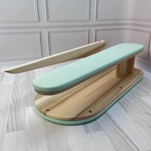 Tailor’s Triple Pressing Board Green for Sewing, Ironing Sleeve Board, Point Press Tool, Pressing Tools for Tailors, Gift for Crafters