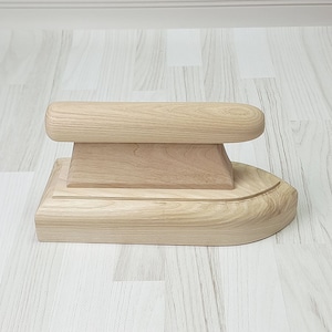Tailors Clapper Iron, Handcrafted Wood Clapper, Pressing Board, Tailoring Supplies Gift