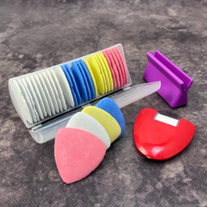 Professional Tailors Chalk or Sewing 30PCS, Garment Chalk and Soap Sharpener, Chalk Wheel &quot;Mouse&quot;, Triangle Tailor&#39;s Fabric Marker