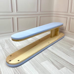 裁縫用テーラーの袖板 ダブル ブルー、プレスツール、アイロンステーション、アイロン器具、テーラーへのギフト、袖作り、プレスツール