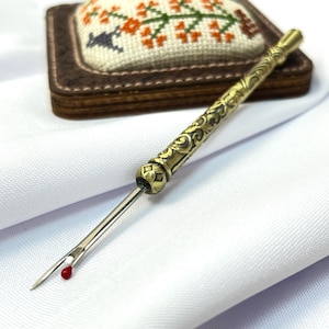 Scucitore in bronzo, utensile da cucito, tagliafilo, tagliafilato, kit da cucito antico, regalo per sarta, accessori per punto croce e cucito