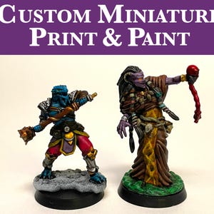 Custom Mini Painting & 3D Printing (Medium)