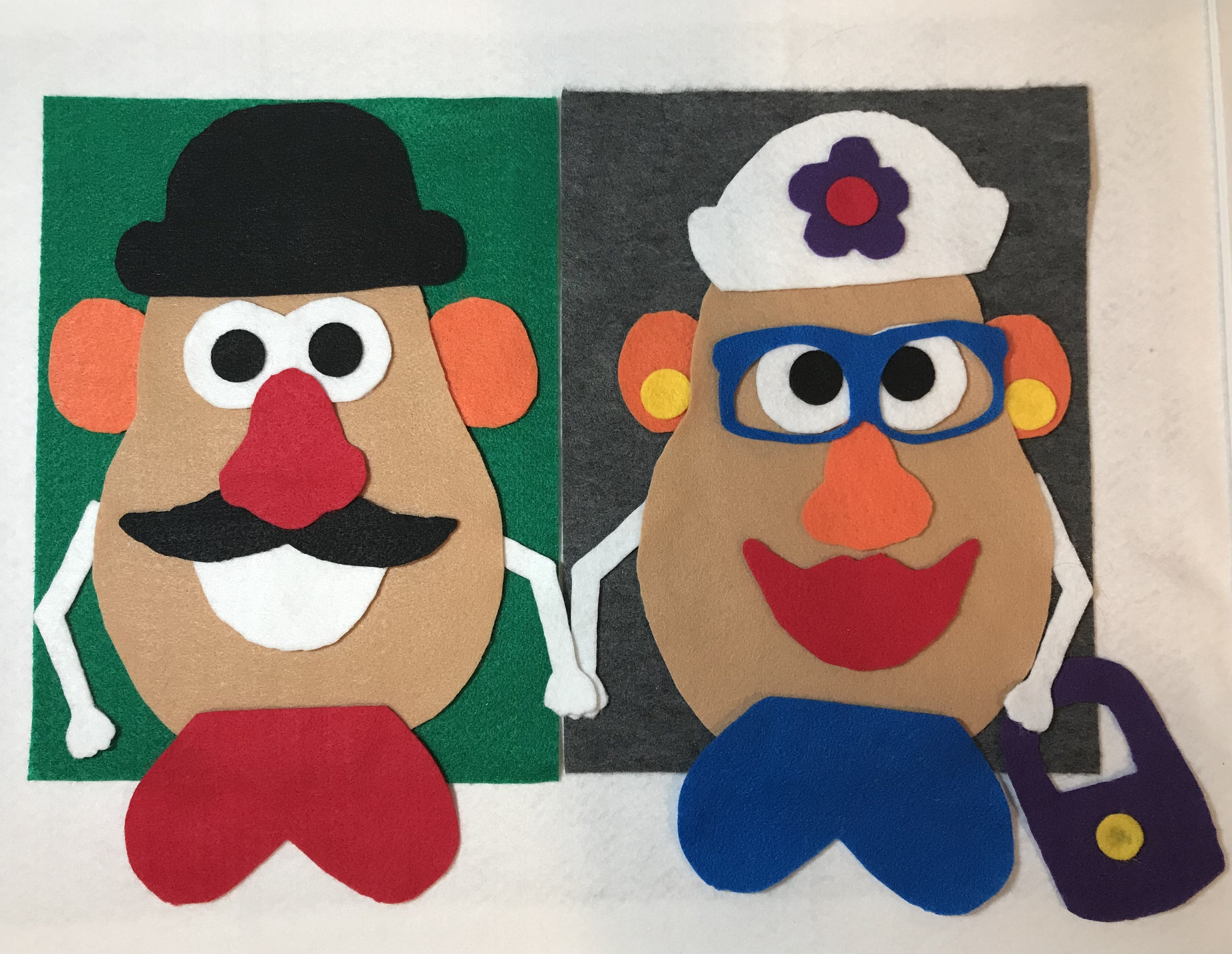 Mr. Potato Head: Bucket and Accessories - Precut Felt – Kailan Carr