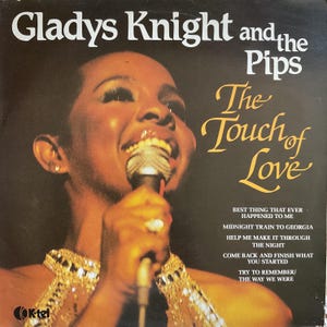 Glady Knight and the Pips . A touch of Love . Vinyl record