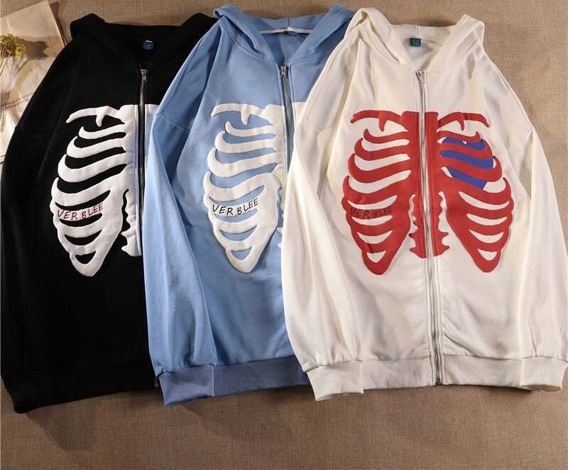 Skeleton Hoodie - Etsy