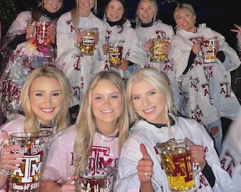 Personalized TAMU Aggie Ring Dunk Pitcher, Texas A&M Graduation
