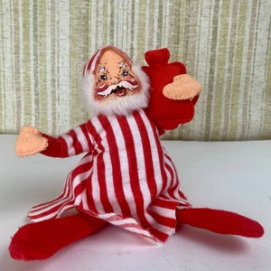 1967 Annalee Mobilitee Santa in Pajamas