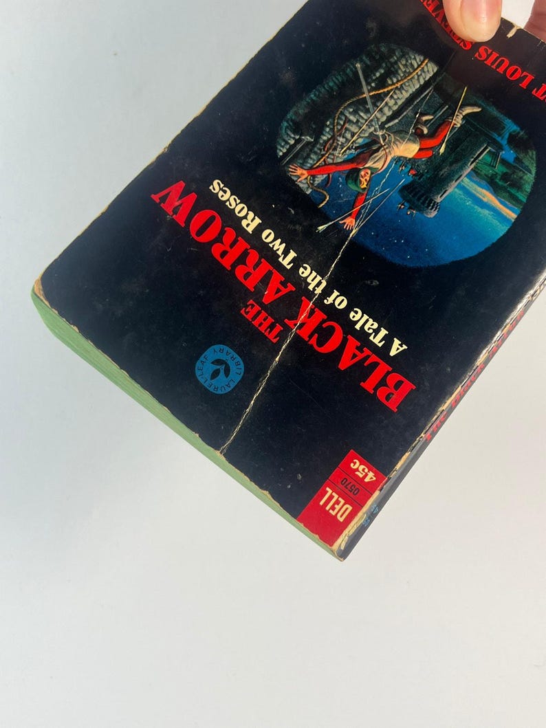 Vintage Medieval Fantasy Paperback The Black Arrow Robert Louis Stevenson 1964 image 5