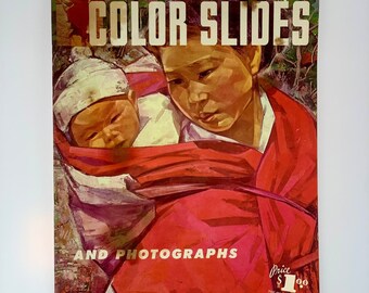 Vintage Art Magazine | How To Paint Color Slides & Photographs by Walter Foster