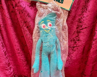 Gumby, Large Plush, 1983, Art Clokey, Vintage, Soft, Toy, Stuffed