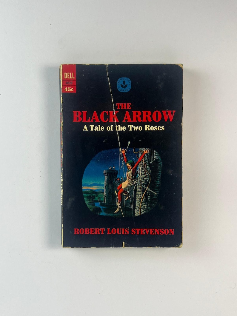 Vintage Medieval Fantasy Paperback The Black Arrow Robert Louis Stevenson 1964 image 1