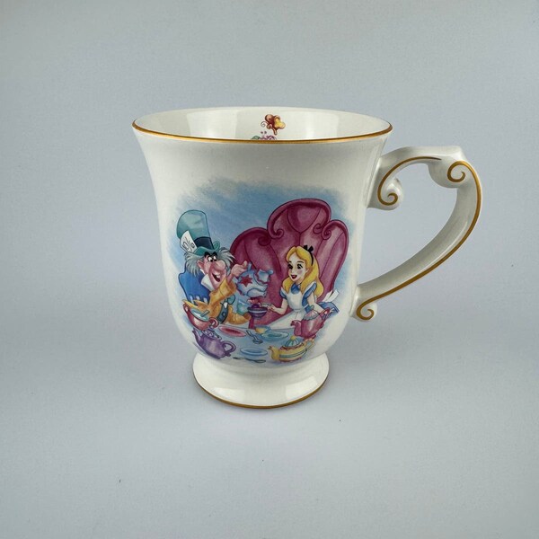 Authentic Disney Parks Alice In Wonderland Mad Hatter Tea Party Coffee Mug - Disneyana Drinkware
