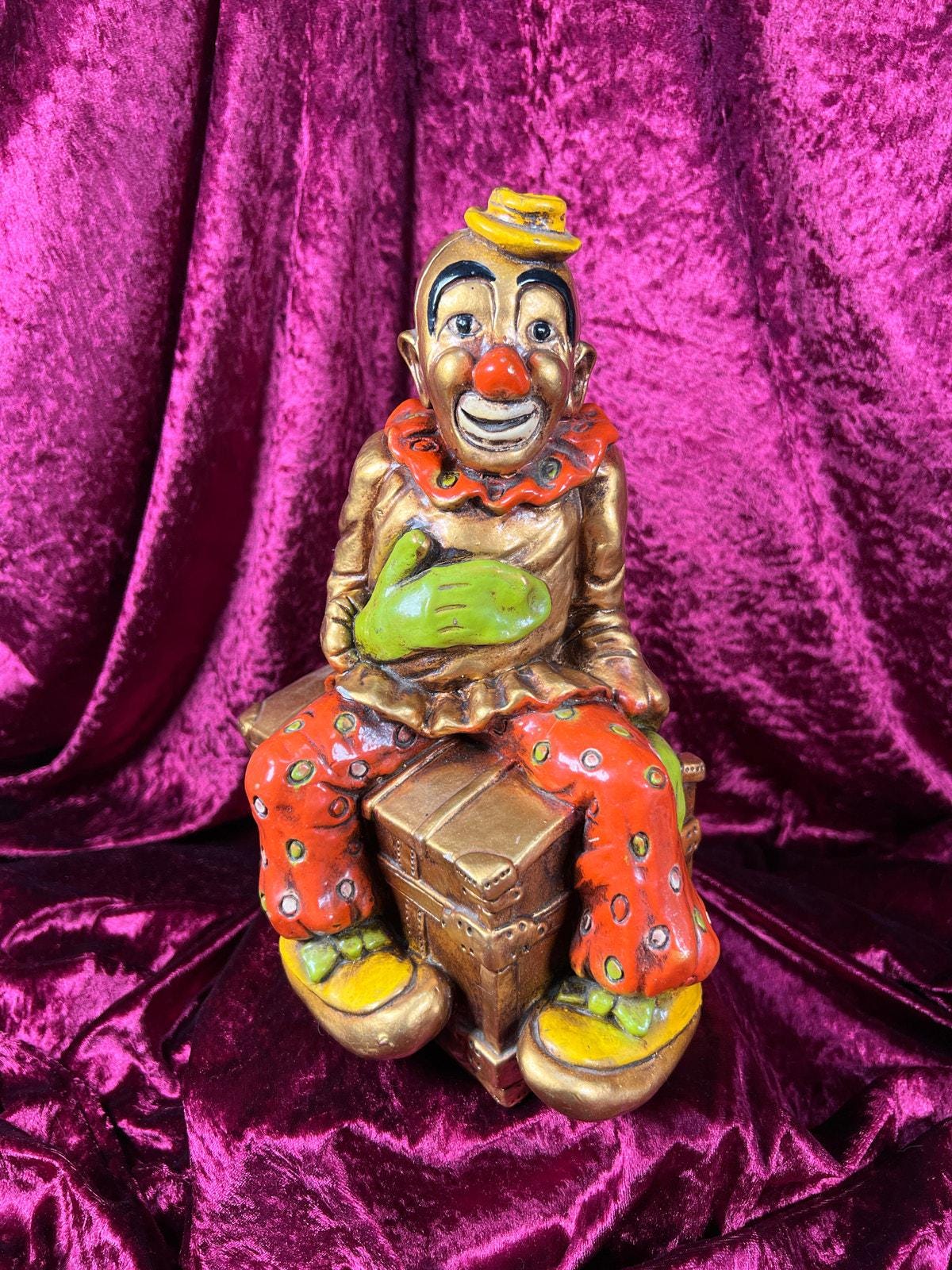 Clown Bookends - Etsy